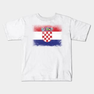Croatia Flag Kids T-Shirt